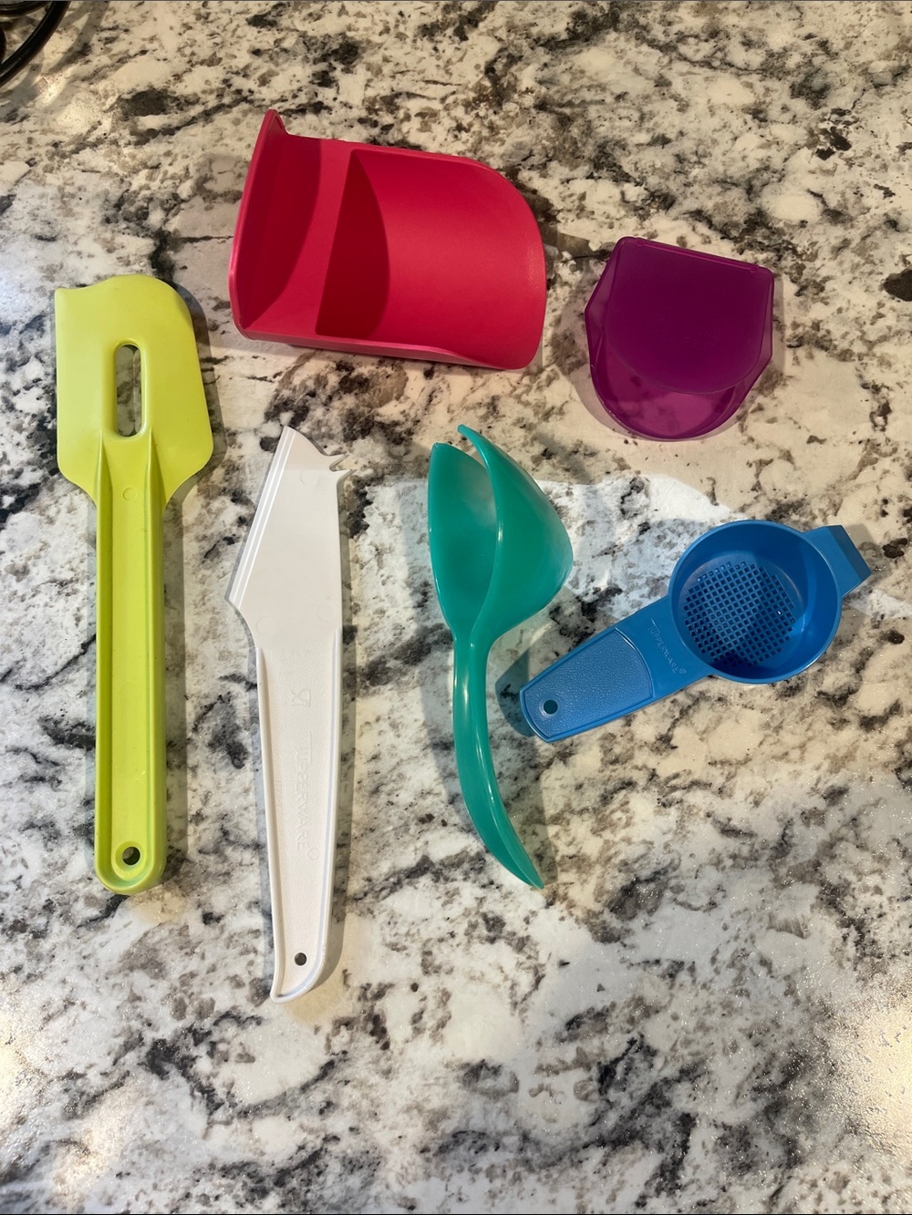Tupperware Gadget Lot of 6 Brand New Kitchen Gadgets Random Colors